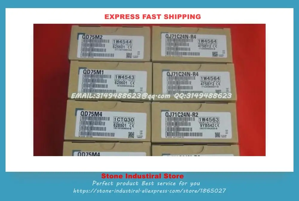 Q Series PLC QJ71C24N R2 QD75M1 QD75M2 QD75M4 R4 модуль связи Новый в коробке|Кронштейны| |
