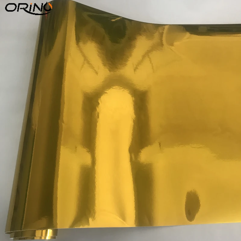 Gold Chrome Vinyl Wrap Sticker-5