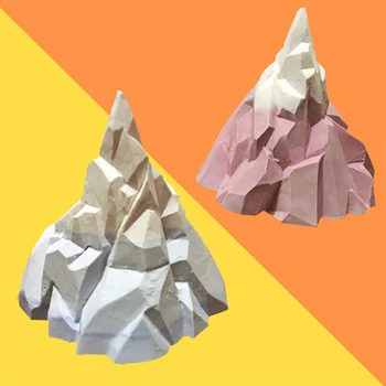 

Diy Baking Chocolate Mold Single Three-dimensional Iceberg Snow Mountain Silicone Mousse Cake Mold Ice Cream Candle Mold