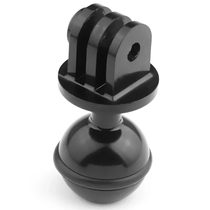 

360 Degree Rotation Ball Head Mount Tripod 2.5Cm For Hero 5 4 3+ 3 2 1 Session For Xiaomi Sjcam Gitup Action Camera