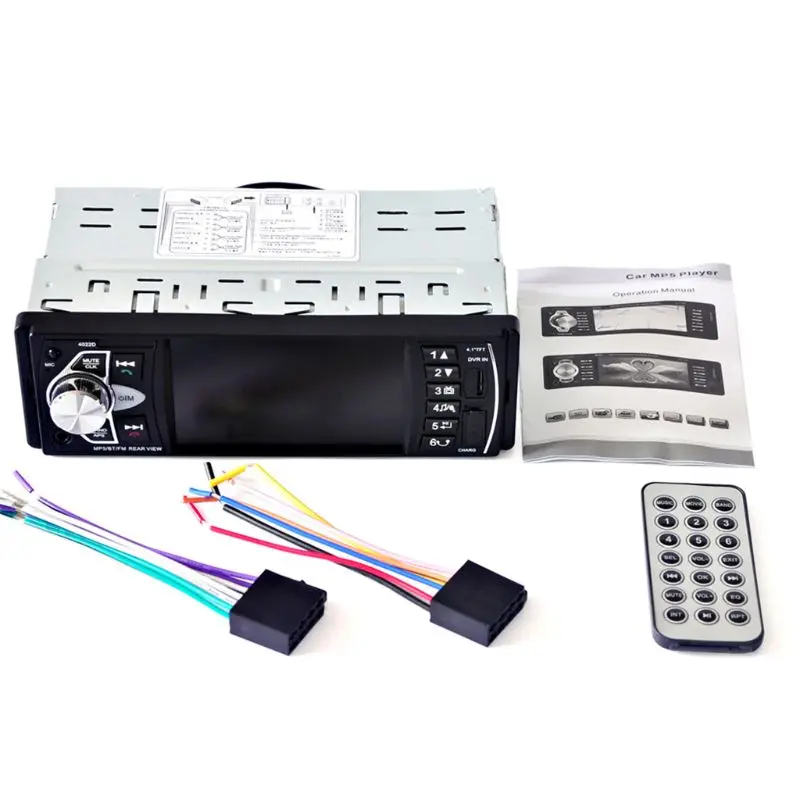 4 1 дюймовый Din hd автомобильный стерео радио Bluetooth MP3 MP5 плеер с поддержкой USB/FM/TF|MP4 и