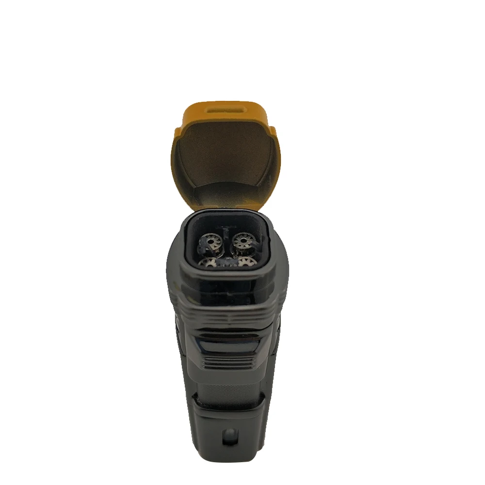 COHIBA ветрозащитная Зажигалка для сигар 4 фонарь Jet Flame Бутановая газовая сигарета