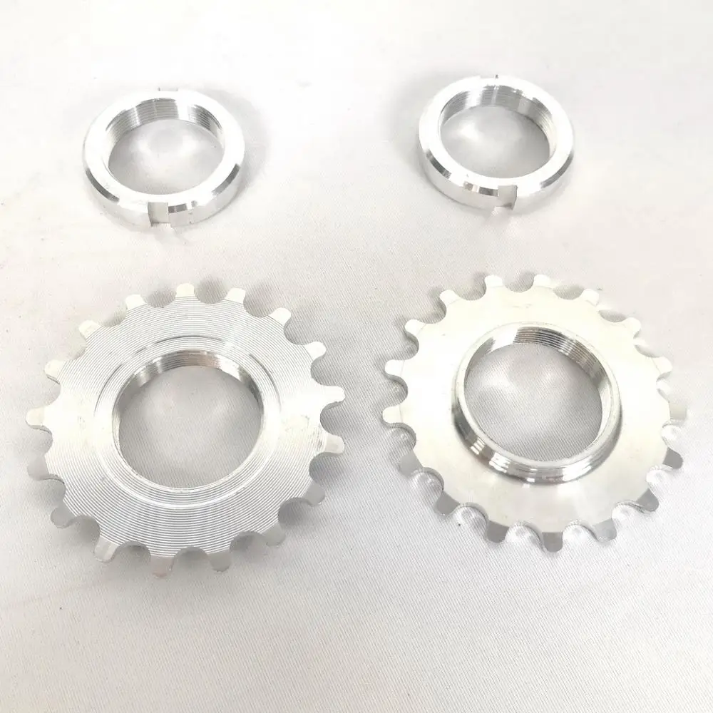 

fixed gear ring cog alloy materials 17T super light Fixie Bike Chain Rings Single Speed Bike Wheel Sprocket