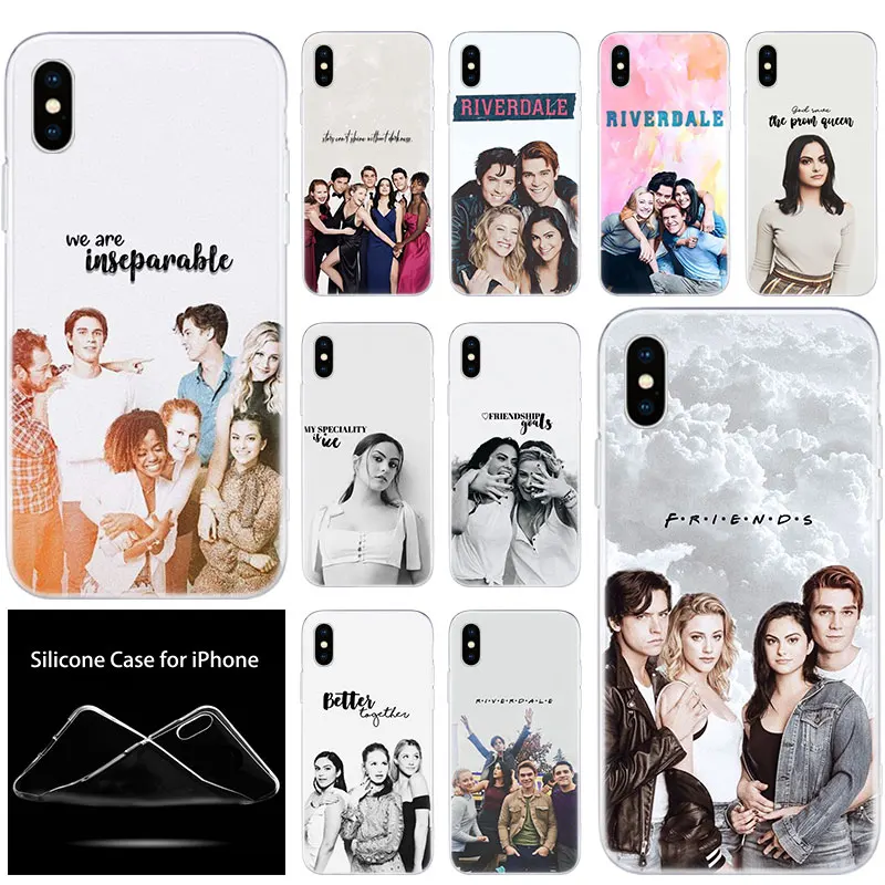 Роскошный силиконовый чехол для телефона Riverdale South Side Serpents Apple iPhone 11 Pro XS Max X XR 6 6S 7 8