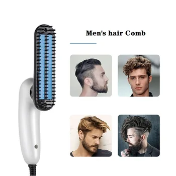 

Korea second generation 360 degree rotating style comb men's multi-function personal care beard hair comb Beard shape comb