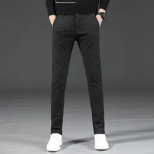 Весна и лето тонкие мужские брюки для отдыха корейское издание тренд хлопок и Конопляный тонкий прямой цилиндр свободные деловые Панты