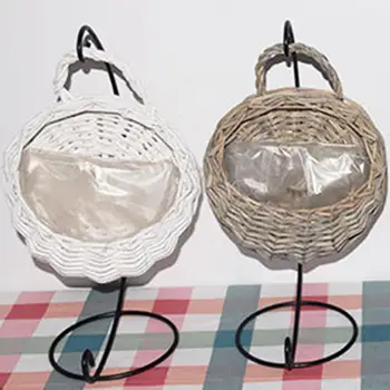 

New Hand Woven Knitted Wall Hanging Flower Basket Plant Pot Container Plant Stand Holder Organizer Home Decoration