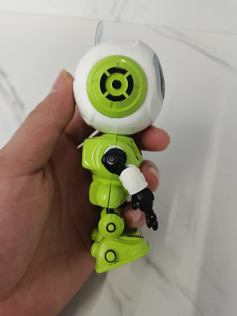 Kids Toy Alloy Robot Flexible Limbs Interactive Induction Recording Play With Light And Music Recording Robot Companion Toy Gift 5