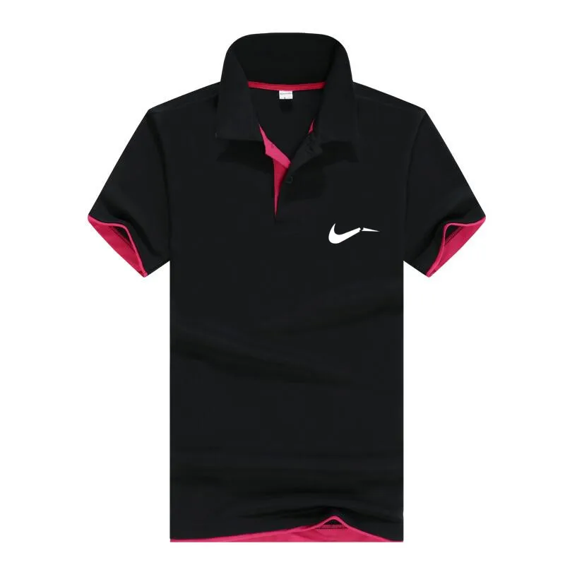 New men's polo shirts high-quality cotton short-sleeved shirts breathable solid polo shirts summer casual business men's wear New men's polo shirts high-quality cotton short-sleeved shirts breathable solid polo shirts summer casual business men's wear