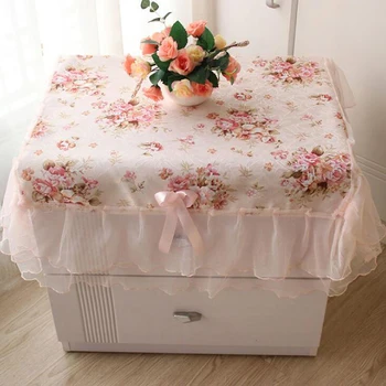 

Romantic Bedside Table Cover High Quality Small Fresh Bedside Table Cover Multi Purpose Tablecloths Lace Modern Style Tablecloth