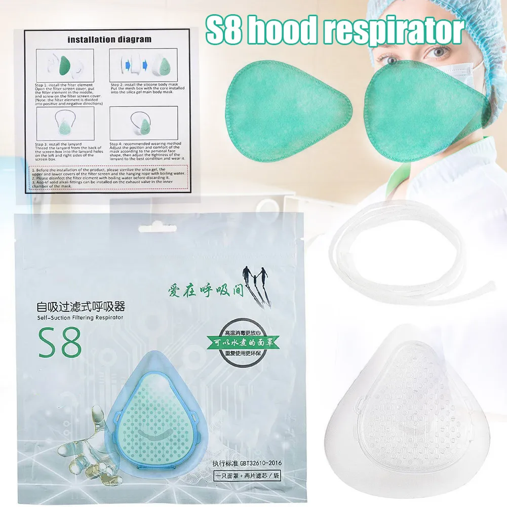 

Reusable Face Mouth Mask Ventilation Dustproof Anti Splash Mask KQS8