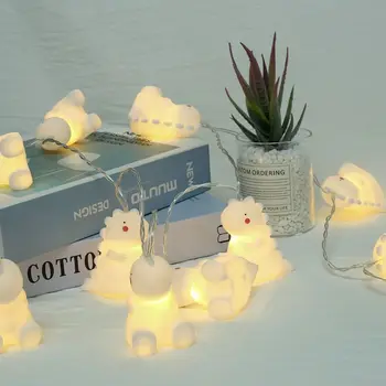 

10 LED Cute Dinosaur Decorative String Lights Litter Monster Lamp Kid's Room