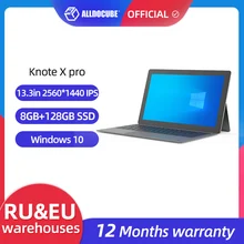 ALLDOCUBE Knote X Pro 13.3 Inch  2 IN 1 Tablet 2560*1440 IPS Windows 10 Intel Gemini Lake N4100 8GB RAM 128GB ROM Type C Tablets