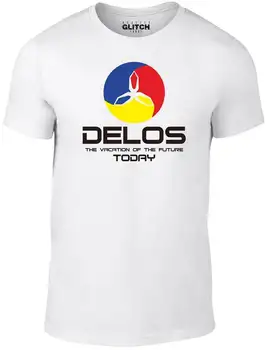 

Delos T-Shirt Funny t shirt retro Sci fi west cyborg world science fiction