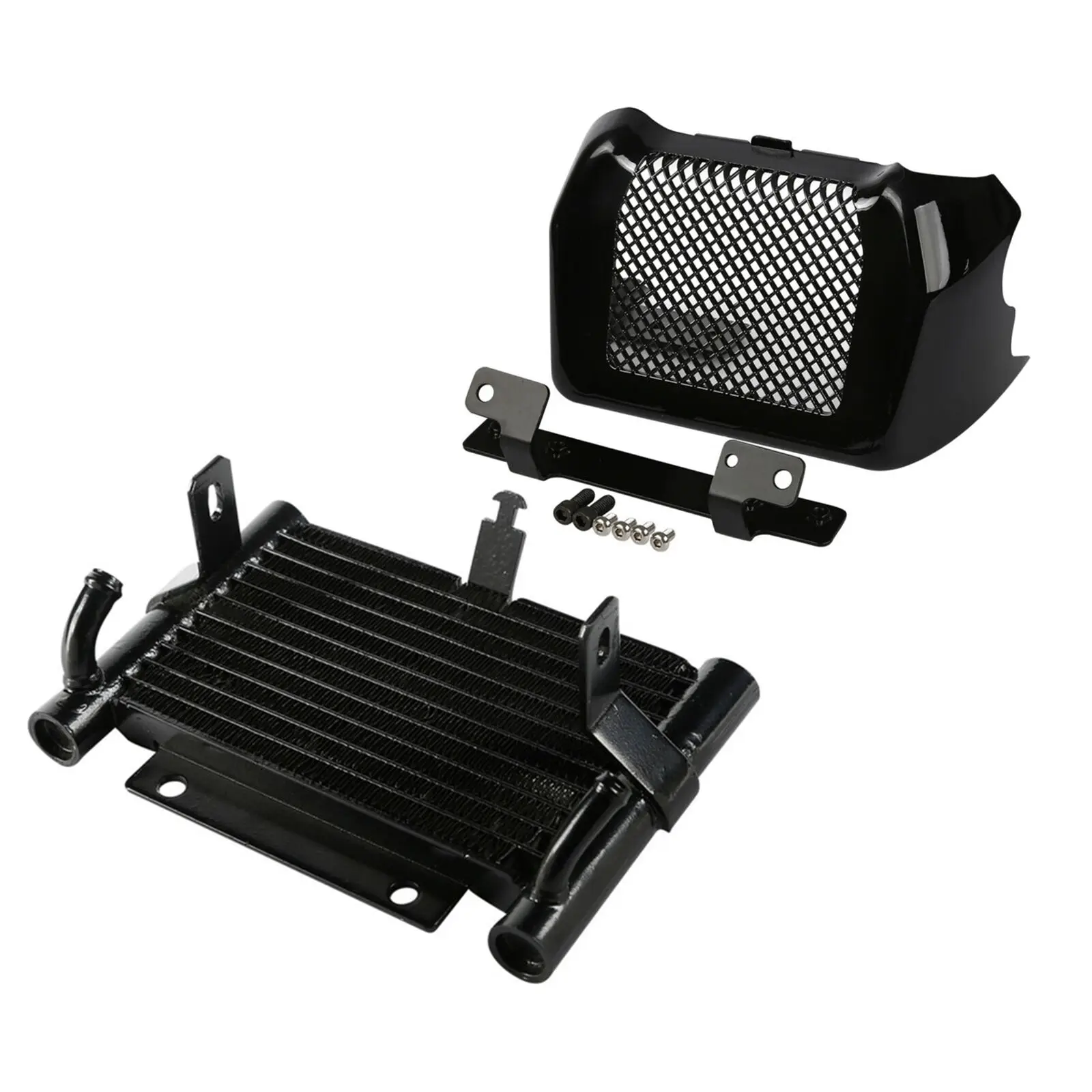 

Масляный радиатор двигателя мотоцикла с крышкой масляного радиатора для Harley Touring Road King Street Glide FLHXS FLTRX 2017 2018 2019 2020 2021