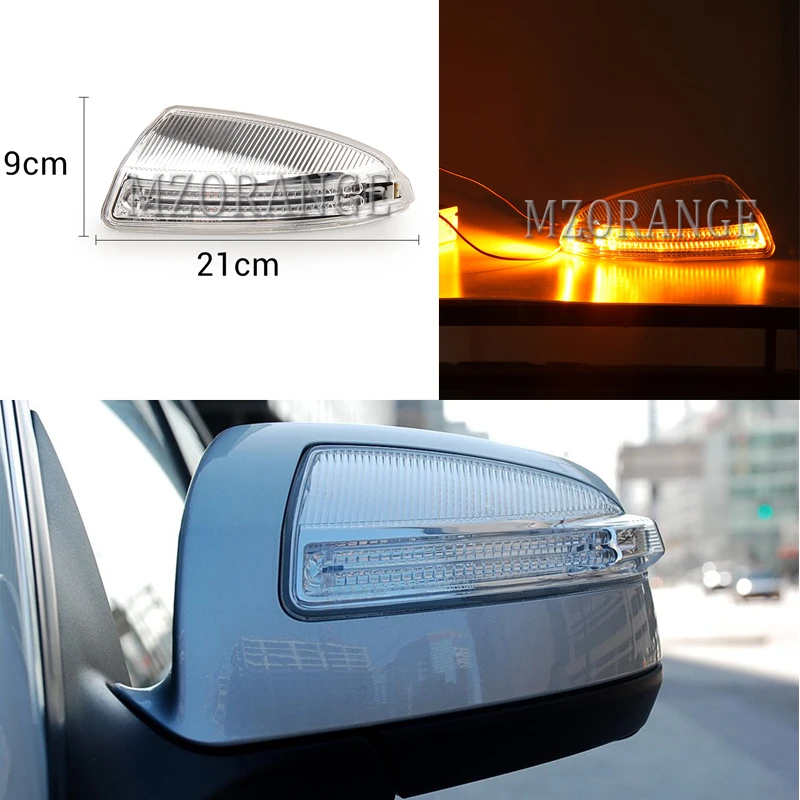 W204 Turn Signal W164 Side Mirror Lights for Mercedes-Benz w204 Led Turn Signals ML Class C Class RearView Mirror Indicators