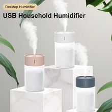 

260ML Air Humidifier Ultrasonic Mini Aromatherapy Diffuser Portable Sprayer USB Essential Oil Atomizer LED Lamp for Home Car