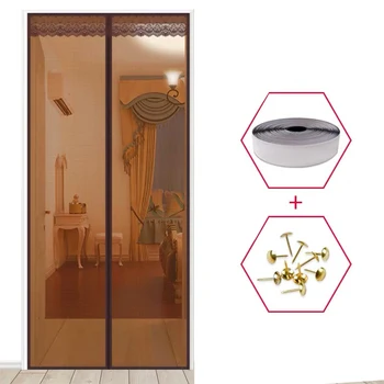 

Drop Shipping Magnetic Mesh Anti Mosquito Insect Fly Bug Curtains Automatic Closing Door Window Screen Kitchen Bedroom Cofe Bar