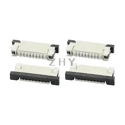 

4 Pcs Clamshell Type Bottom Port FFC FPC Sockets Connector 8Pin 1mm Pitch