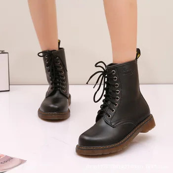

2019 Boots Women Genuine Leather Shoes For Winter Boots Shoes Woman Casual Spring Genuine Leather Botas Mujer Female Ankl