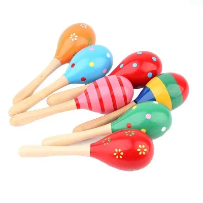 Hot Sale Infants Kids Babies Developmental Toys Toddler Sound Musical Toy Wooden Baby Toy Gift Free Shipping 6