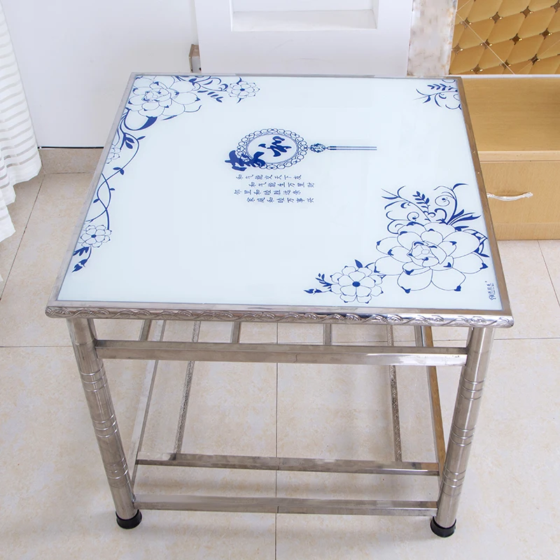 

Simple square square table, small house multi-function chess and card baking table, anti-corruption and durability