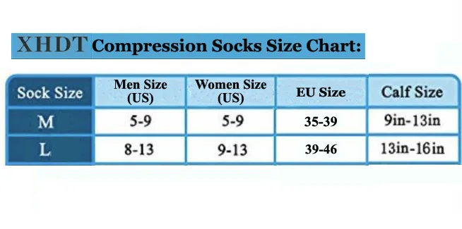 compression socks size chart20200821-2