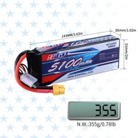 3S 4S 6S Lipo Battery 5100mAh for 20C 60C 70C with  XT60 XT90 Plug Connector RC Airplane Quadcopter Drone FPV Helicopter SIGP 2