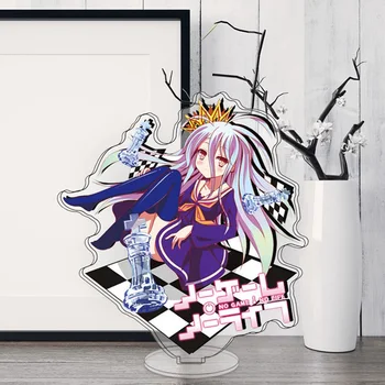 

Anime No game no life Acrylic Stand Model Toys Action Figure Pendant toy 15cm double-side gift