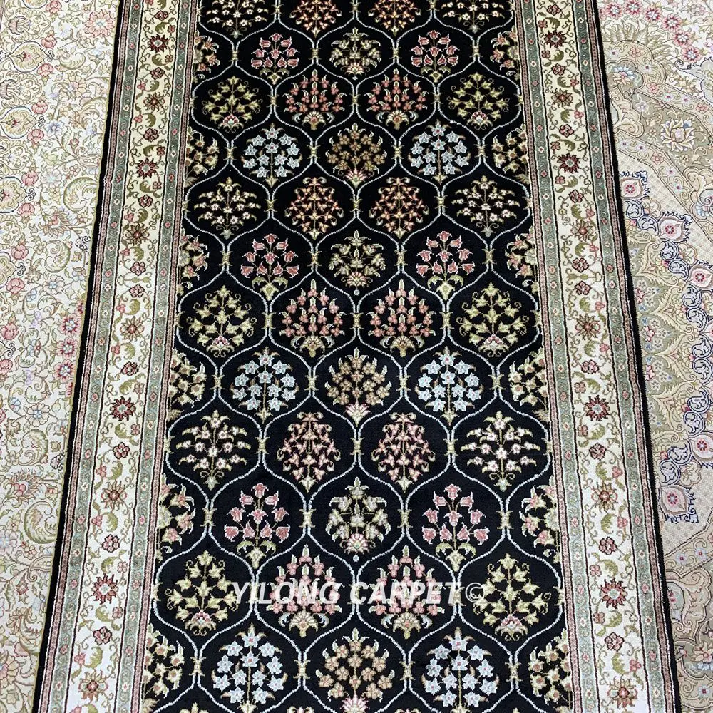 YILONG 2,5x6 'длинные ковры для прихожей кухни винтажный персидский шелковый ковер(HF346B