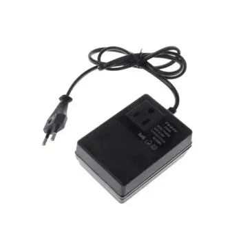 

Portable 200W Voltage Converter AC220V to AC110V Converting Device Switcher US/EU Plug Black