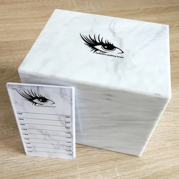 

Pallet 10 Layers Holder Practical Grafting Professional Acrylic Marbling Makeup Organizer Eyelash Storage Box Durable Tool Salon