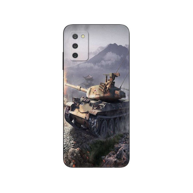 Samsung A03S Case Phone Back Cover For Samsung Galaxy A03s GalaxyA03s A 03s a037 Soft Silicon Case 6.5inch black tpu case