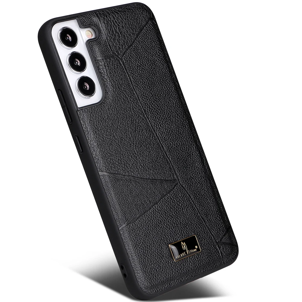 Samsung Galaxy S23 Ultra Leather Case, Black