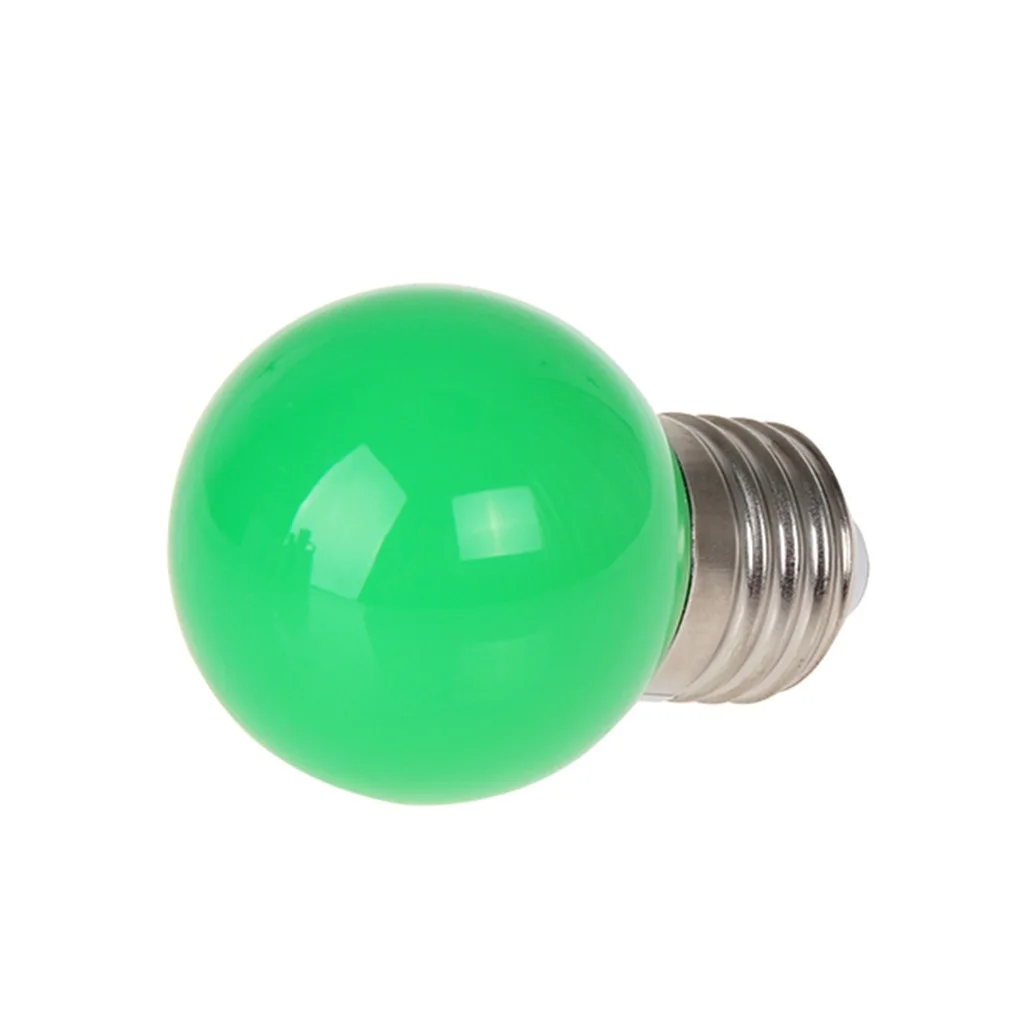 2 x E27 1W 6 SMD2835 круглые шариковые лампы для украшения дома зеленый