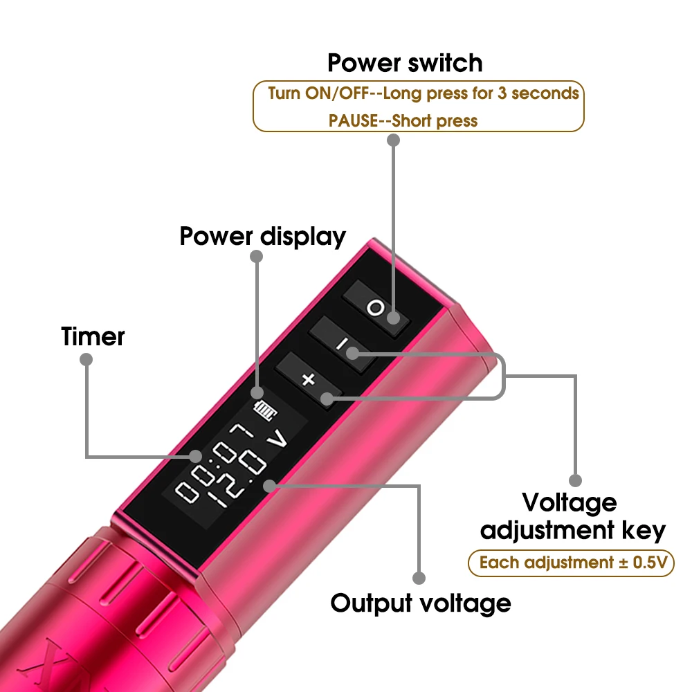 Новое поступление беспроводная тату машинка XNET ручка портативная батарея мощный