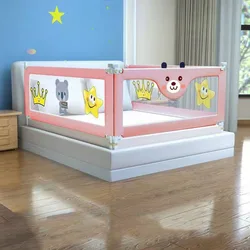 Barrera de cama para niños de 0 a 6 años, barandilla de seguridad, corralito para bebé, cama, cuna, rieles, cercado, 1,5 2,2 m
