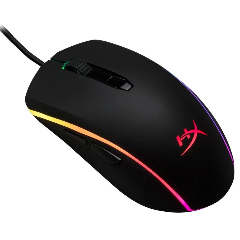 Мышь HyperX Pulsefire Surge оптическая, проводная, 16000 DPI, USB, подсветка RGB, цвет: черный