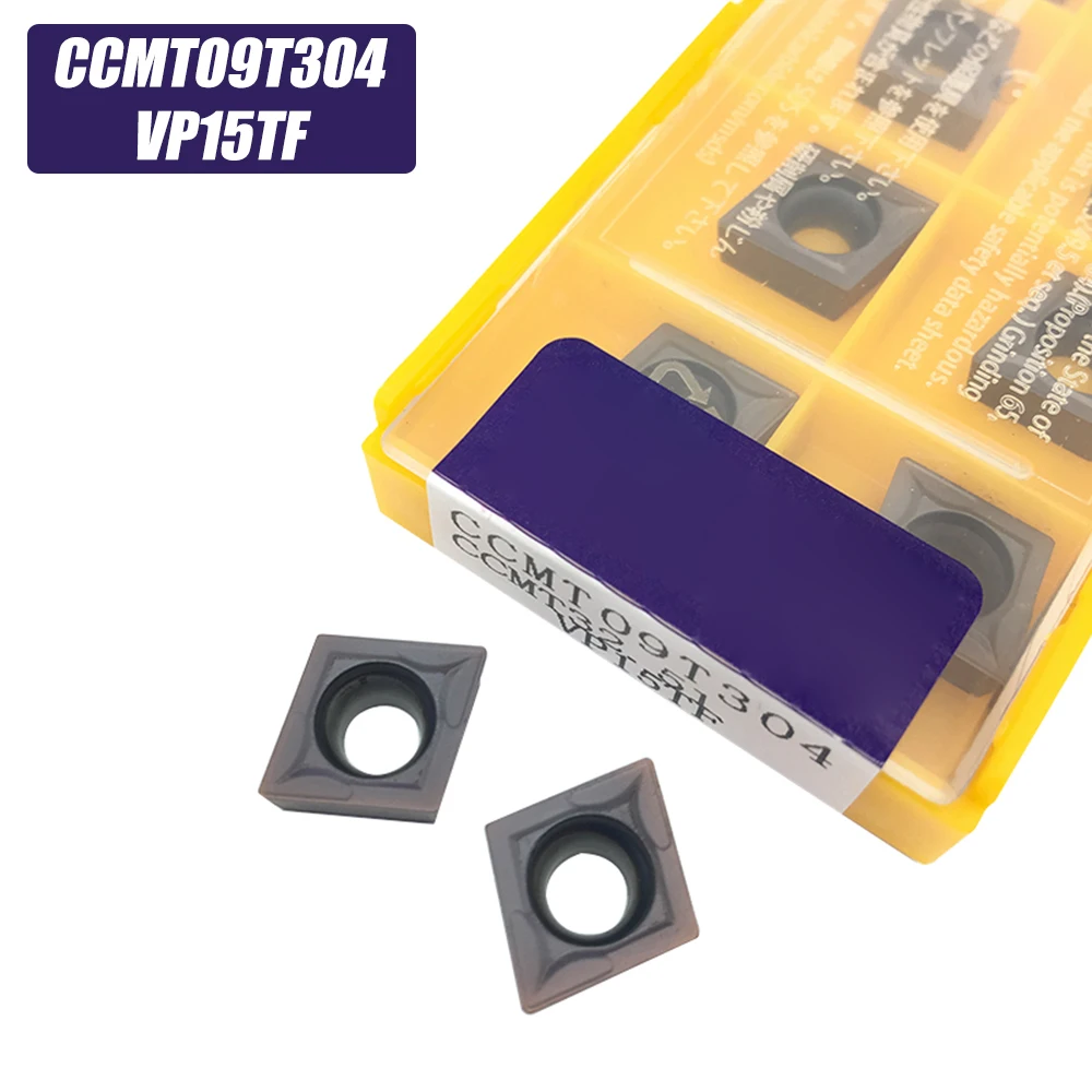 20 шт. CCMT09T304 VP15TF резец для внутренней обточки CCMT 09T304 карбид Вставки токарный станок резак инструмент вставки режущие инструменты