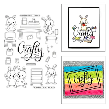 

2020 New Hot Easter Bunny Heart Pencil Envelope Table Chair Word Stamps and Metal Cutting Dies Scrapbooking Foil For Card Making