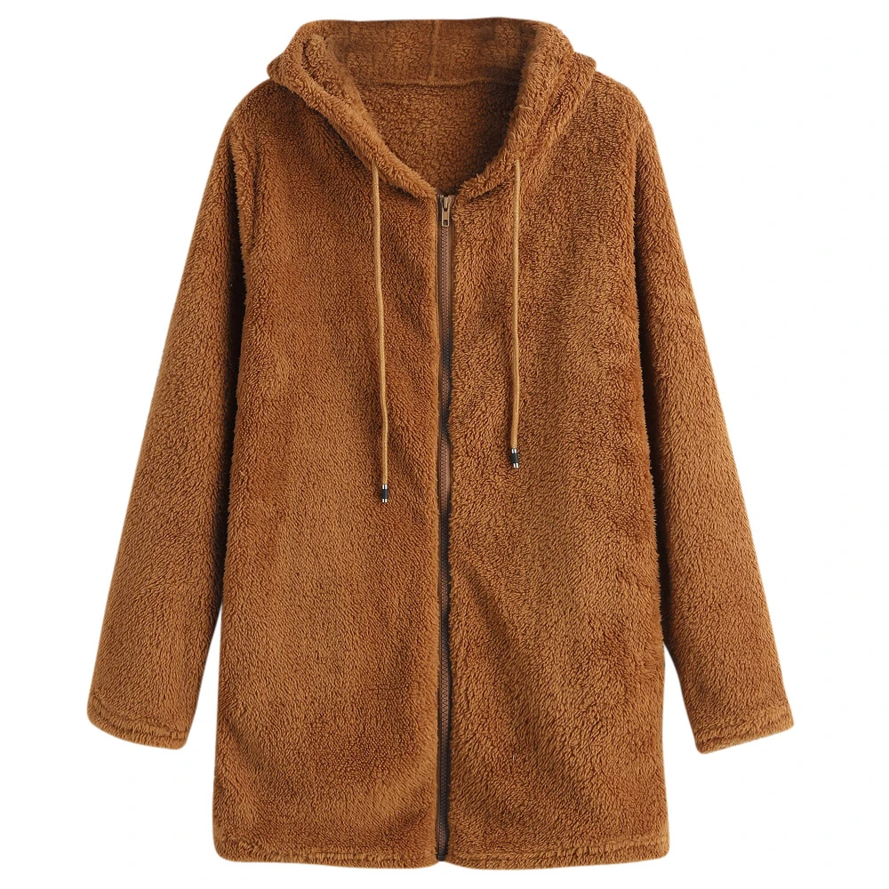 longline zipped hoodie womens