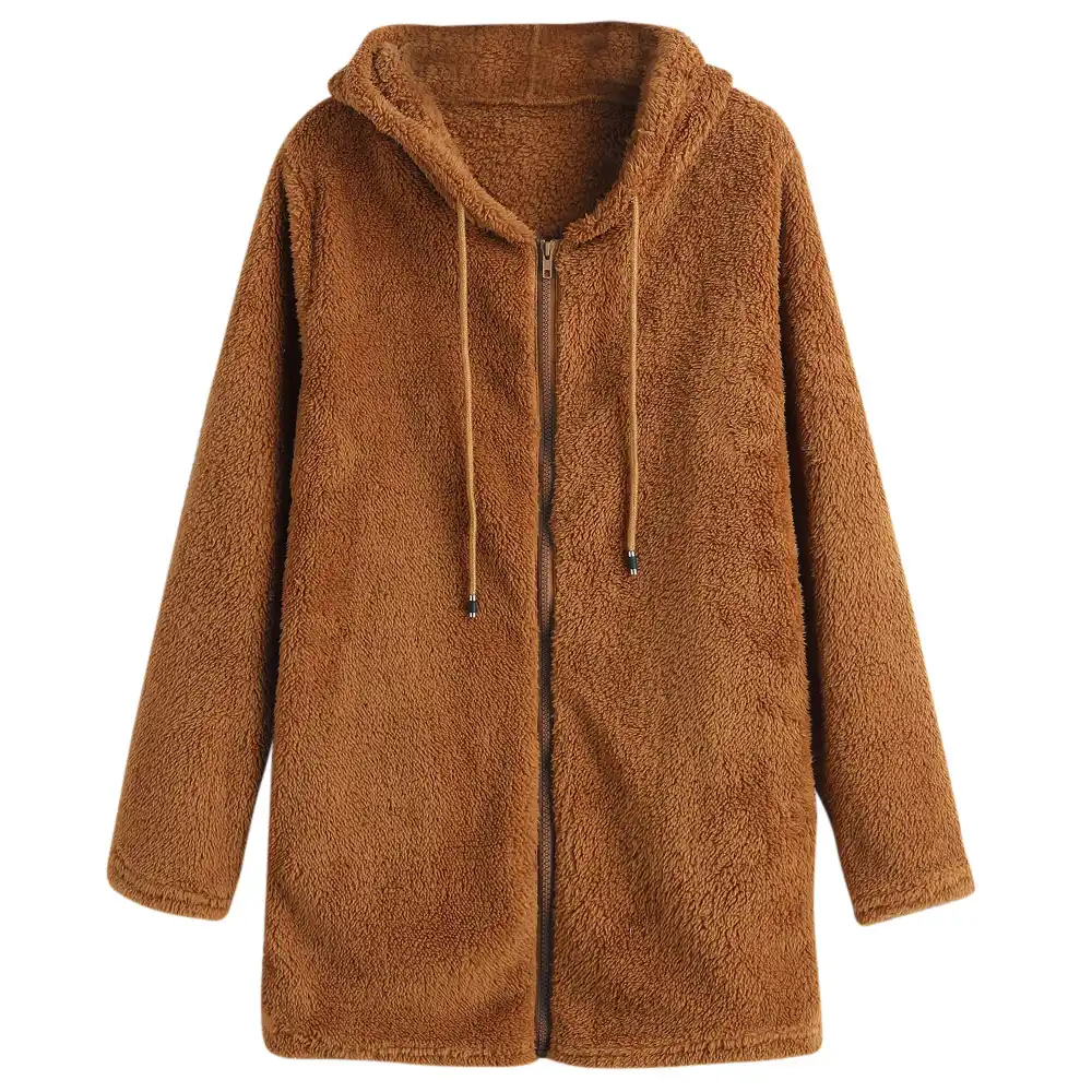 longline zip up hoodie