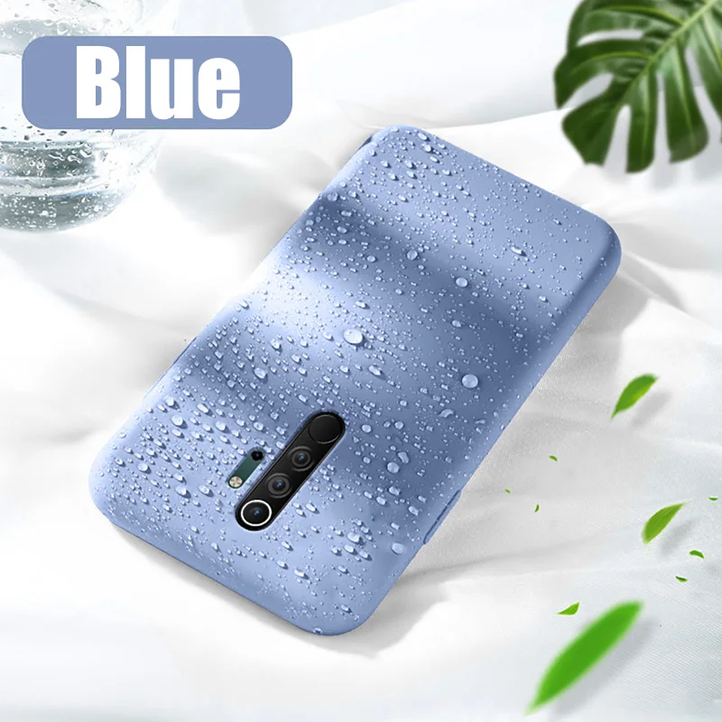 Жидкий силиконовый чехол Moopok для Xiaomi mi 9 SE 8 A2 Lite mi 5X 6X A1 Тонкий мягкий чехол s Red mi Note 7 8 Pro Red mi 6 6A 7 7A 8A - Цвет: Blue
