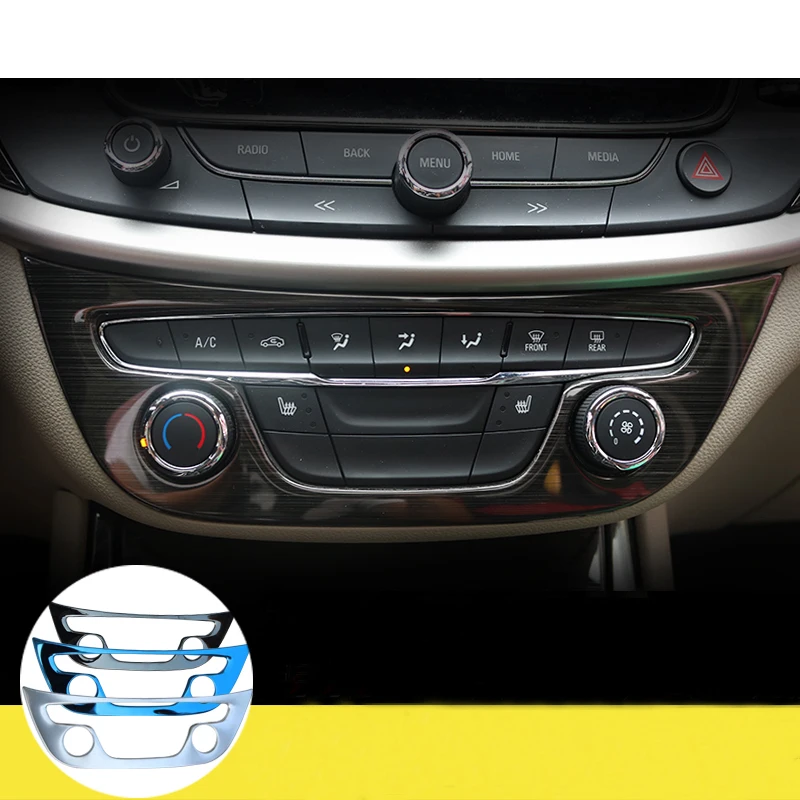 Lsrtw2017 для Защитные чехлы для сидений, сшитые специально для Opel Astra к приборной панели автомобиля кондиционер Переключатель отделка интерьера Accessries