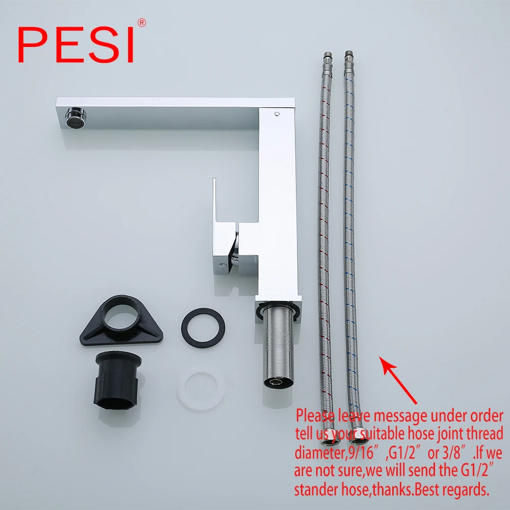 Kitchen Faucet Chrome Brass 360 Rotate Mixer Faucet for Kitchen Single Handle Hot and Cold Kitchen Sink Faucets Mixer Tap .