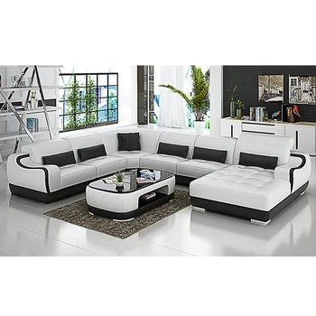 

New Standard Mavin Top-Grain Custom Luxury Leather Corner Sofas