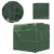 IBC Ton Barrel Accessories Green Water Tank Cover 1000 Литровый Контейнер Алюминиевая Фольга Водонепроницаемый Пылезащитный УФ-чехол 210D