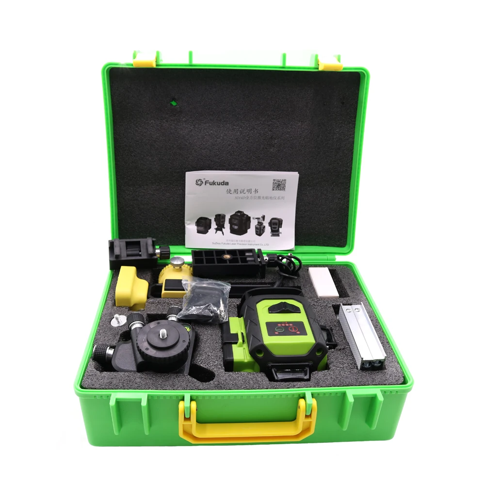Fukuda Newest 4D laser level 16 lines 532 NM Green laser level