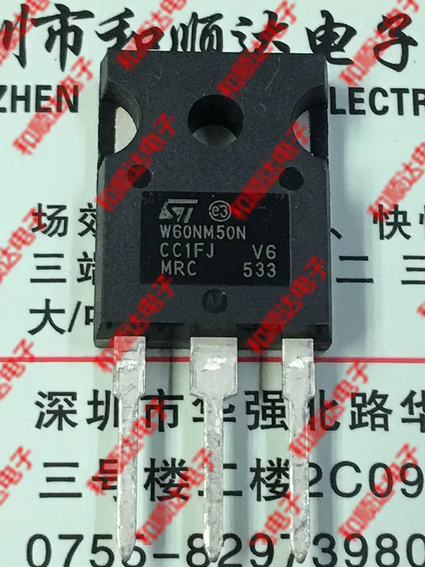 /2 шт/W60NM50N STW60NM50N TO-247 550V 68A