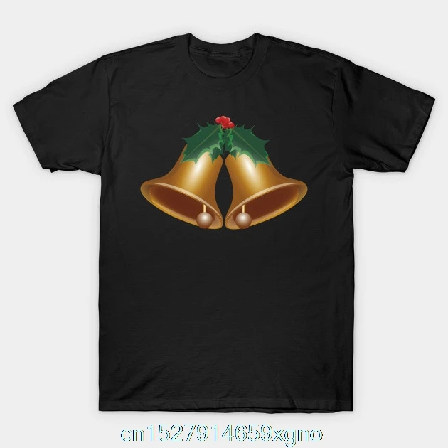 Мужская футболка с принтом колокольчиков T Shirt1 хлопковая Футболка круглым